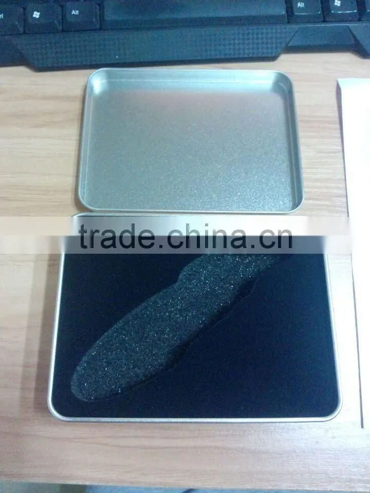 Rectangular tin box tin container tin can