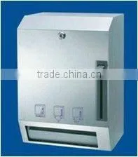 Stainless Steel manual roll towel dispenser, manual paper dispenser