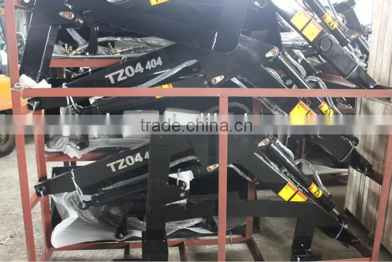 40-60HP 4x4 tractor with 4in1 front end loader