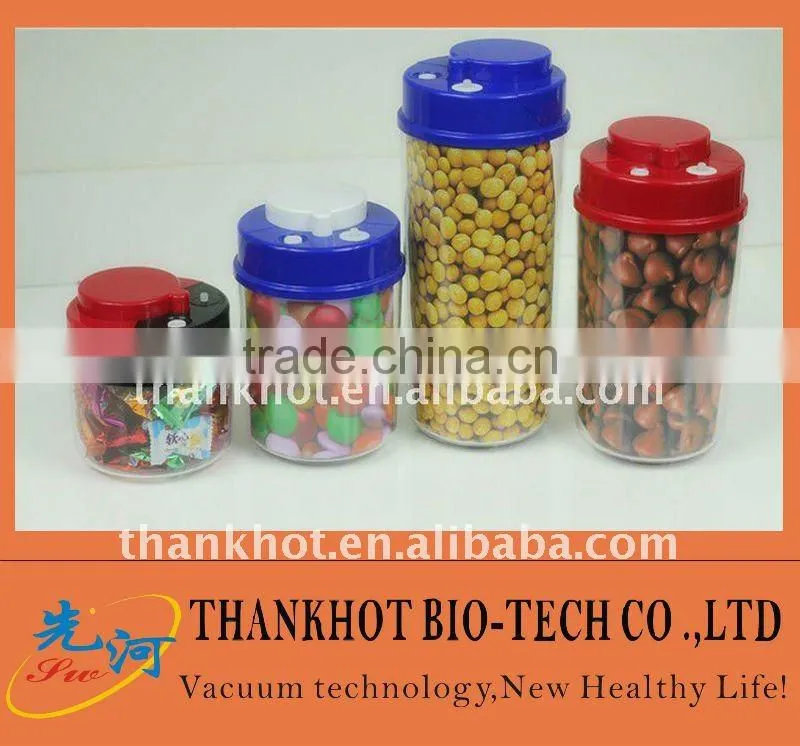 Vacuum plastic canister
