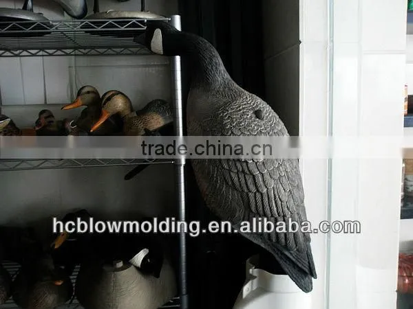 Customized Plastic life-like Canada flocked hunting goose decoys