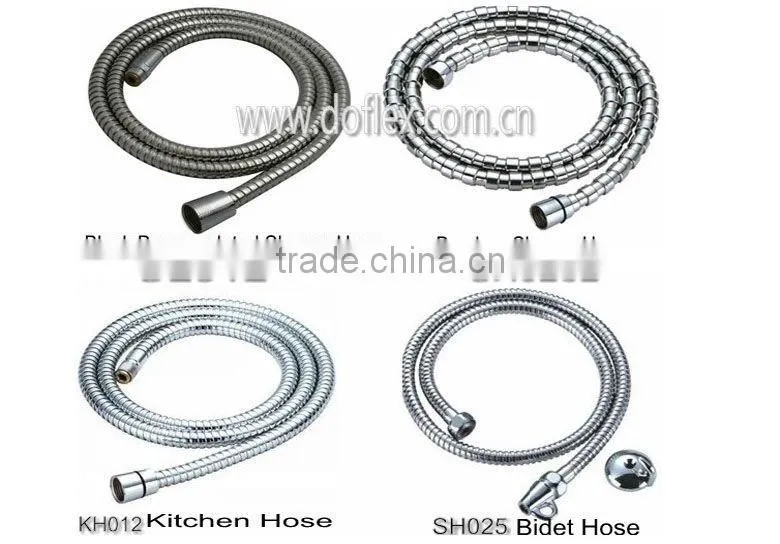 brass double hook Shower Hose CE ACS UPS KTW SGS certification