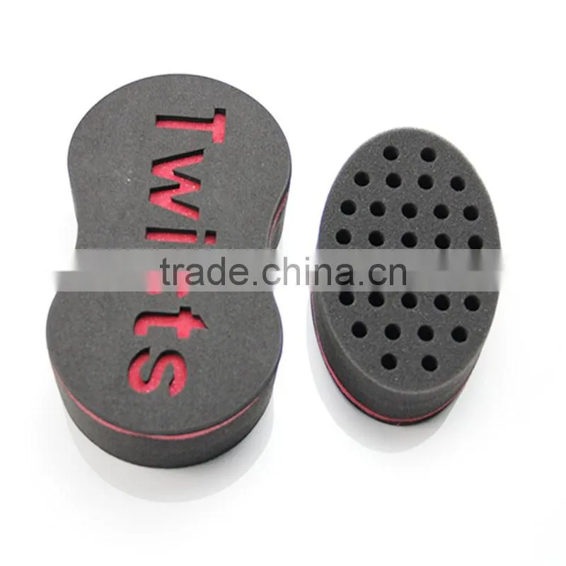Hotsale in America! Hair Twist Sponge Magic black men hair curl sponge with holes