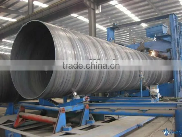 Spiral welded steel pipe