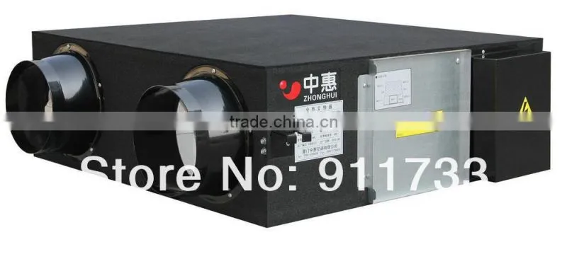 air exchanger with air to air conditioning air recovery systems