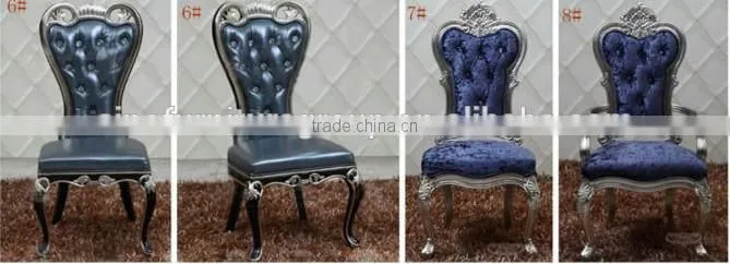 new modern stainless steel framed baroque chair