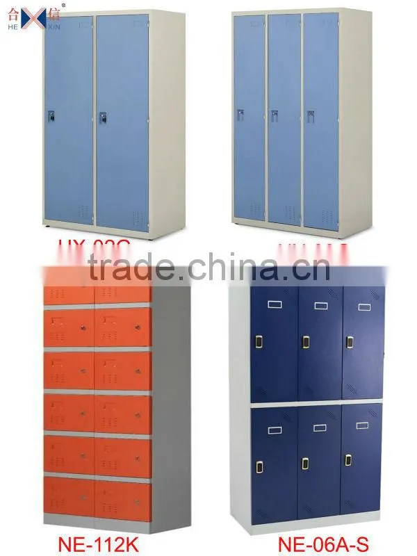 Steel school locker/Six door locker/Steel bedroom locker school furniture