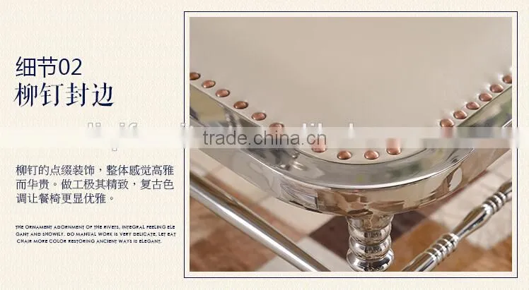 polished silver stainless steel luxury modern chiavari chair LQ-SSC001