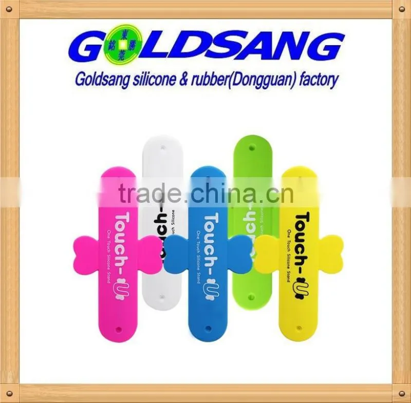 2016 hot selling silicone mobile phone holder can print customized logo