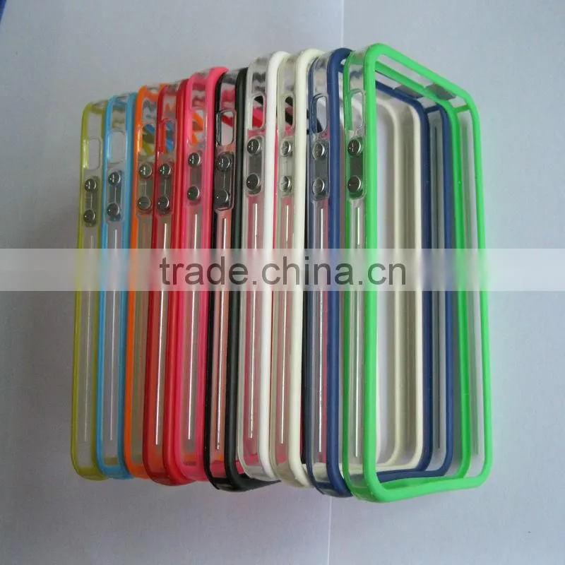 TUP or silicone bumper cell phone cover