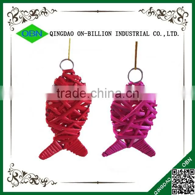 Wholesale cheap colored star wicker rattan decor