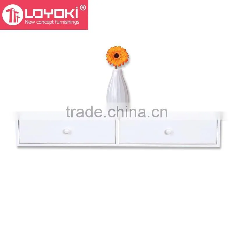 Home White Bathroom Wall Shelf with Towel Holder 3 tier bathroom towel rack wall shelf