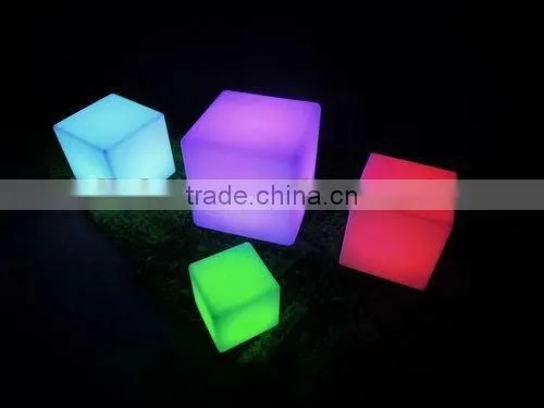 waterproof led cube chair lighting/led outdoor cube/led furniture