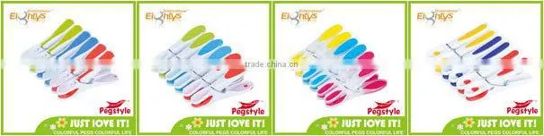 Plastic Soft Touch 20 Pcs Clothes Pins Pegs