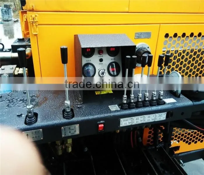 Crawler belt walking DTH drilling rig