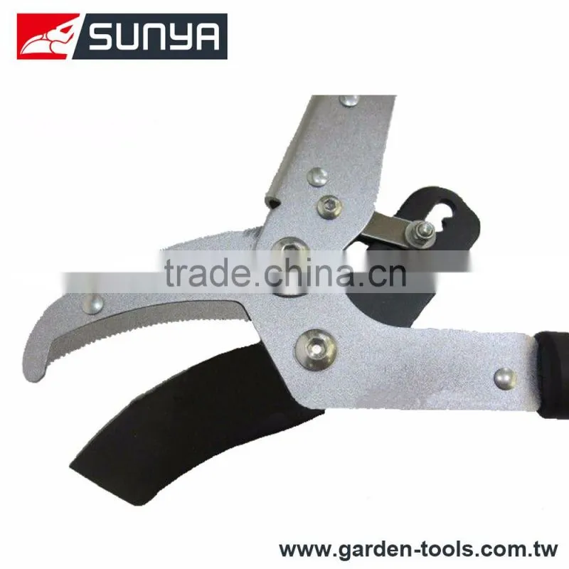 Extendable ratchet lopping shears for agriculture
