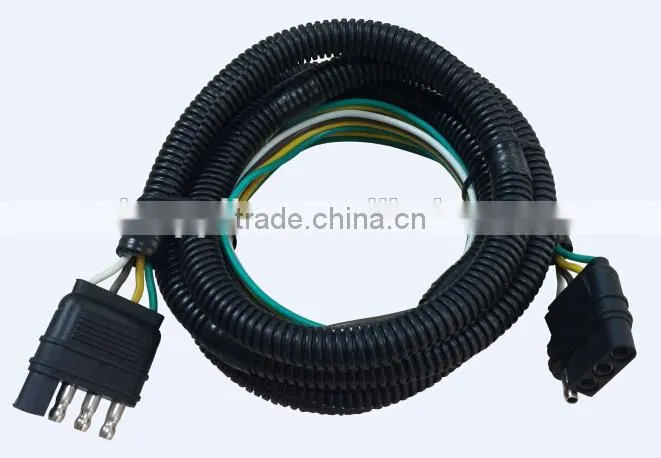 S80471 4 way Trailer Plug Wire Connector 4 pin harness Male/Female EXTENSION