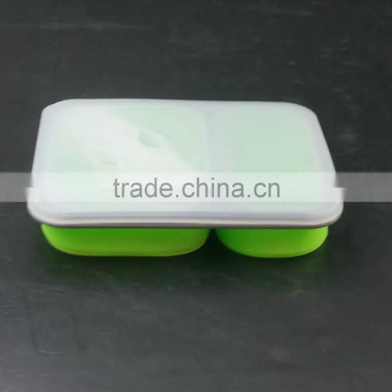 16129 Collapsible Silicone Kids Food Storage box