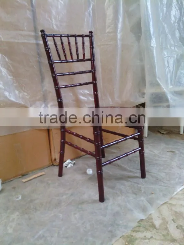 High quality white wood silla tiffany chair white chiavari chair
