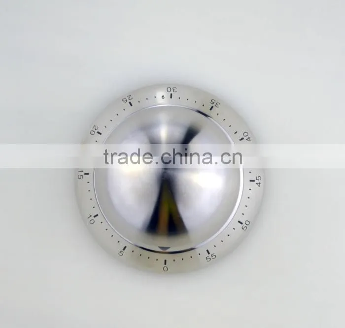 Stainless Steel Silver Spaceship Shape Kitchen Timer