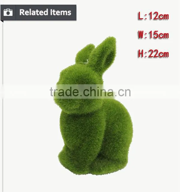 Pet product gardening item for home and garden decoration moss rabbit