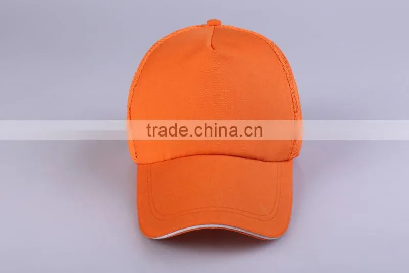 6 Panel Plain Man Trucker Hat Custom Mesh Baseball Cap Blank Unisex Mesh Cap