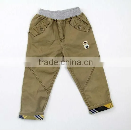 2013 popular fashion baby cotton track suit cheap jersey knit pants