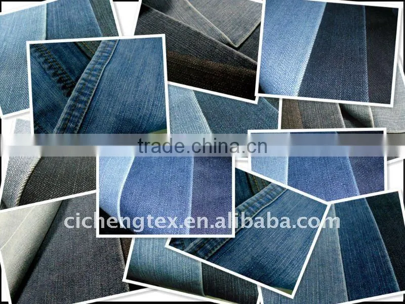11oz100% cotton cross hatch denim fabric free samples denim jeans
