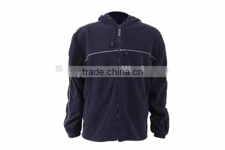 Custom men's 100 polyester polar fleece outdoor jacket