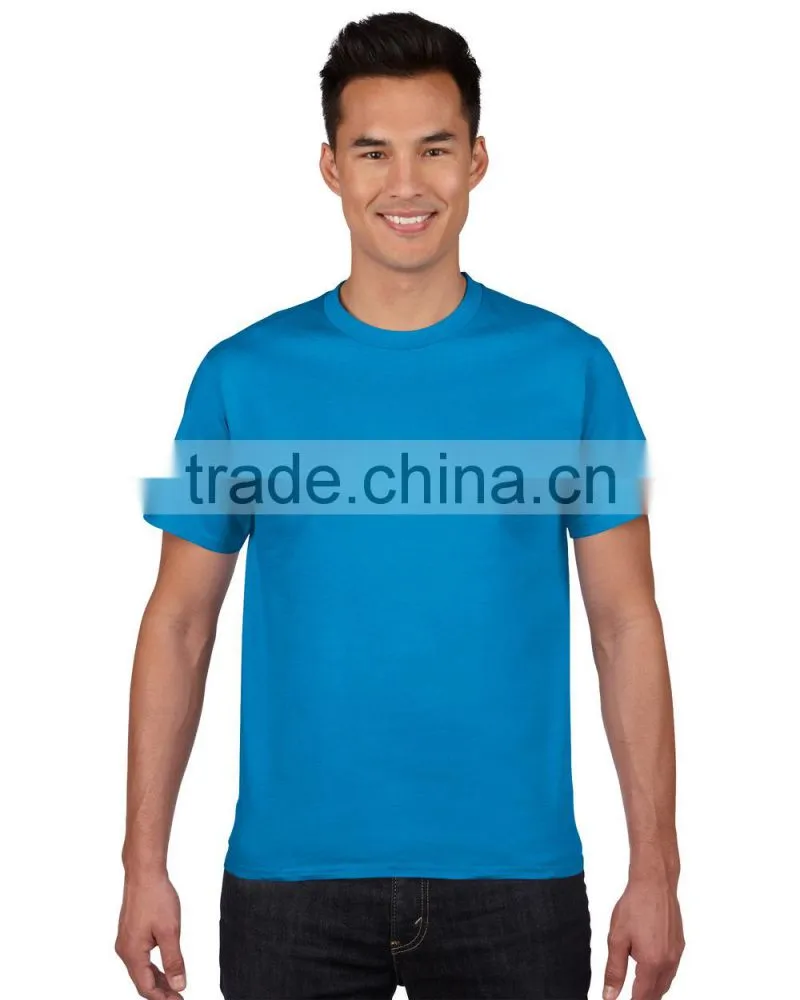 wholesale good quality pure cotton bulk plain t shirt in stock
