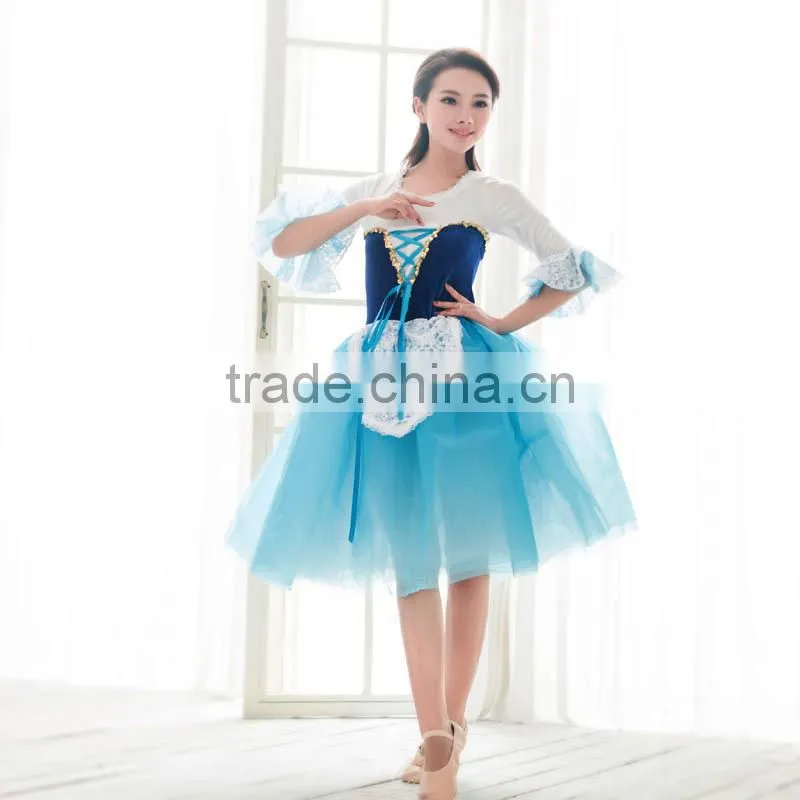 2014 girls competition dance wear tutu dress costume kids&teen -princess girls dress costume-shiny country girl ballet dance