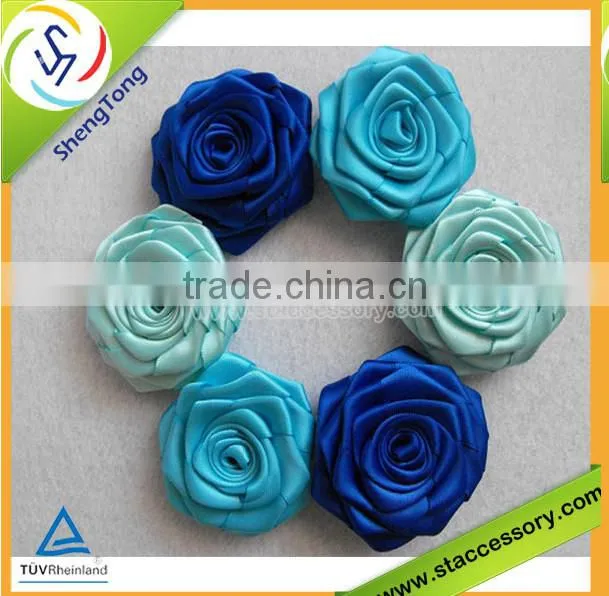 All kinds of beautiful satin ribbon handmade flowers wholesale