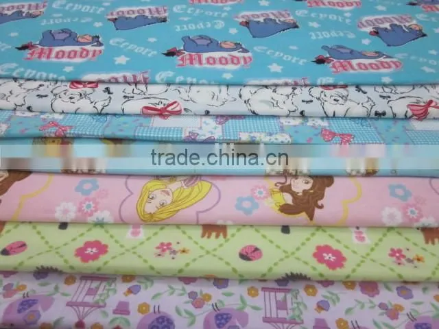 100% cotton flannel fabric print