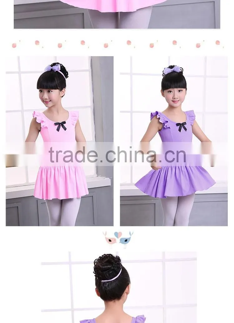 Summer Girls Toddler Ballet Tutu Dress Sleeveless Ballet Dancewear Kids Ballet Practice Leotard