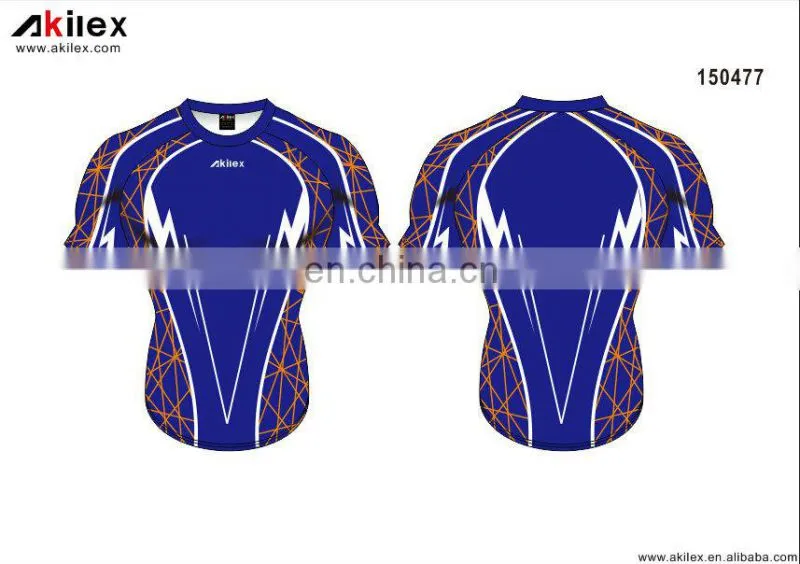 Top selling custom rugby jersey with sublimation