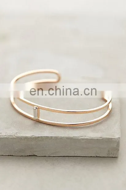 Gold Big Hexagon Hoops Earring