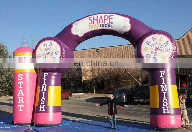 unique design outdoor inflatable special shape archway for advertising