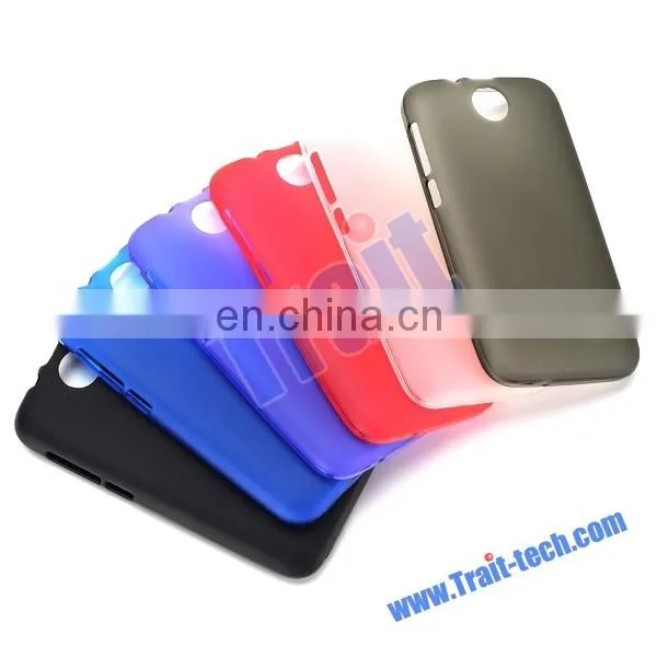 Large Stock New Arrived Smooth Flexible Gel TPU Back Case for HTC Desire 310