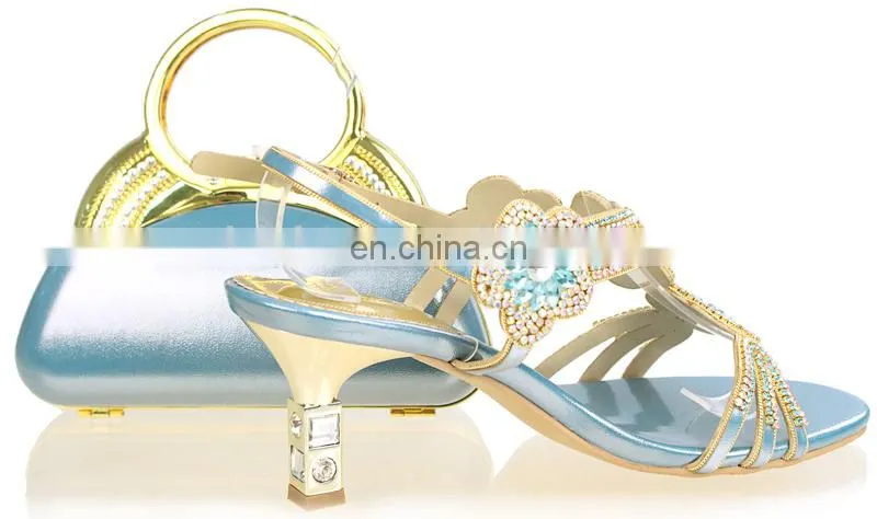 Turkey blue stylish low heel shoes
