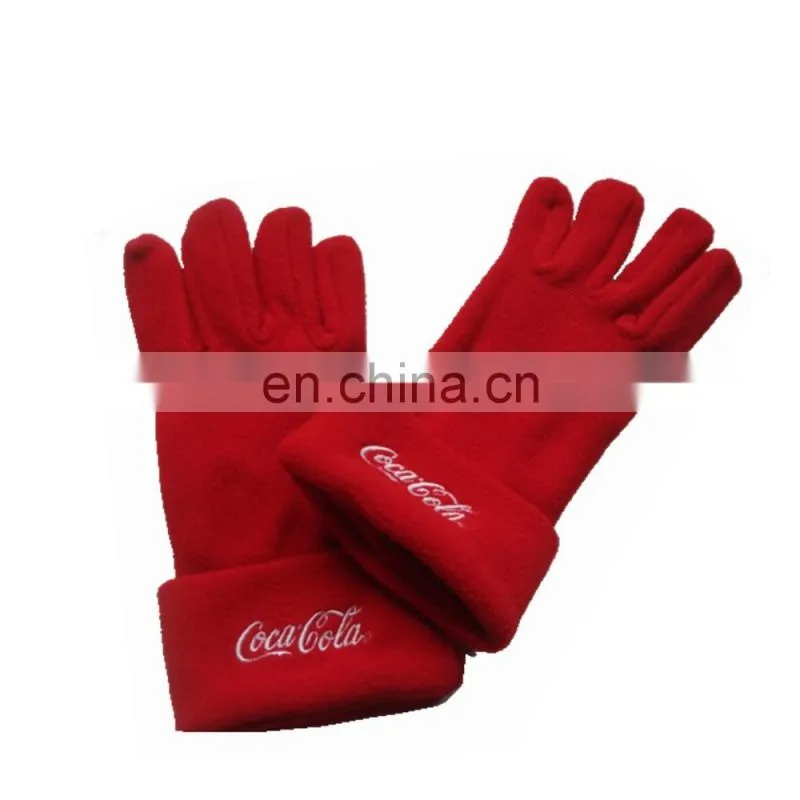 wholesale custom fleece gloves