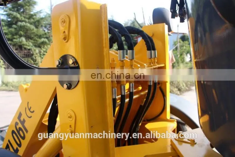 NEW design 0.8ton Wheel Loader ZL08/joystick/quick hitch front Wheel Loader