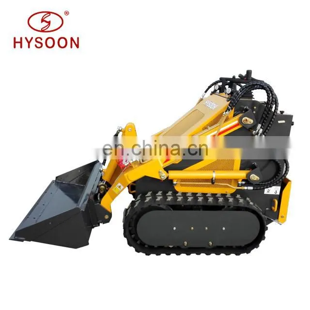 CE Approved petrol engine HY380 track skid steer small loader price
