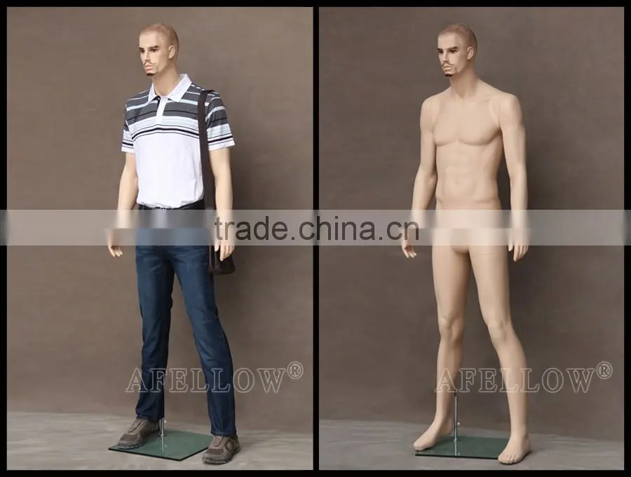 Realist Muscle Full Body Man Mannequin Fiberglass Dummy WEN8