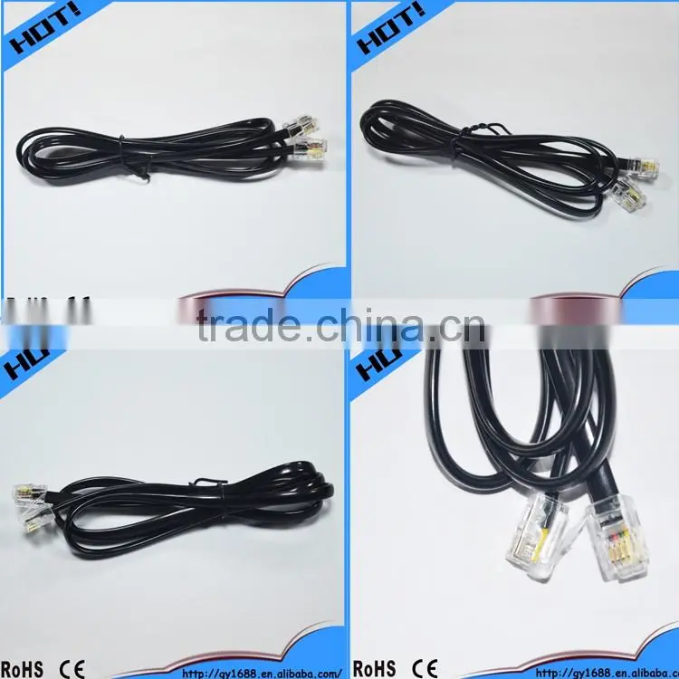 best price rj11 to rj11 2 pair telephone cable