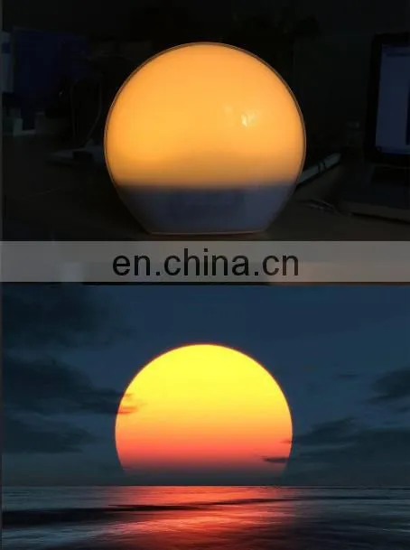 High quality plastic battery operated rgb lamps home decor night light