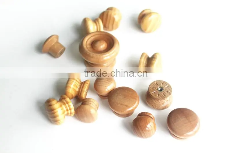 Small wood knob morden fashion furniture wood knobs door knobs