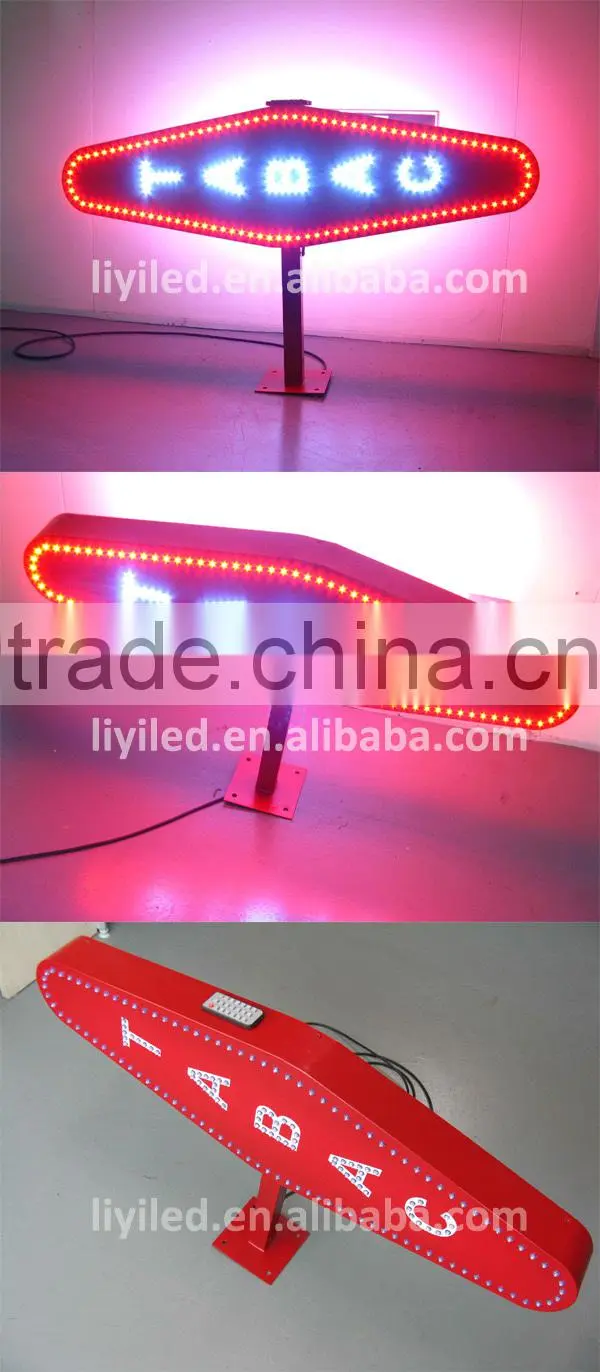 outdoor waterproof TABACCO store advertising led TABAC screen sign