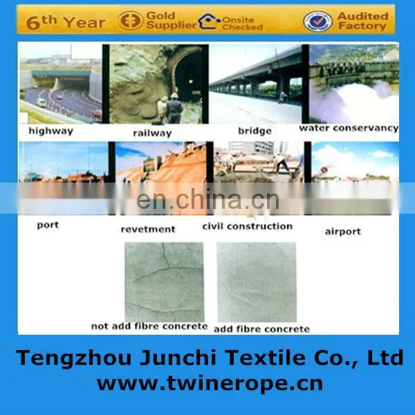 polypropylene polyester fiber concrete