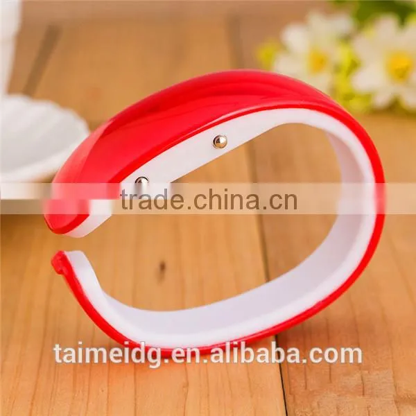 Unique design led silicon sport wrist watches