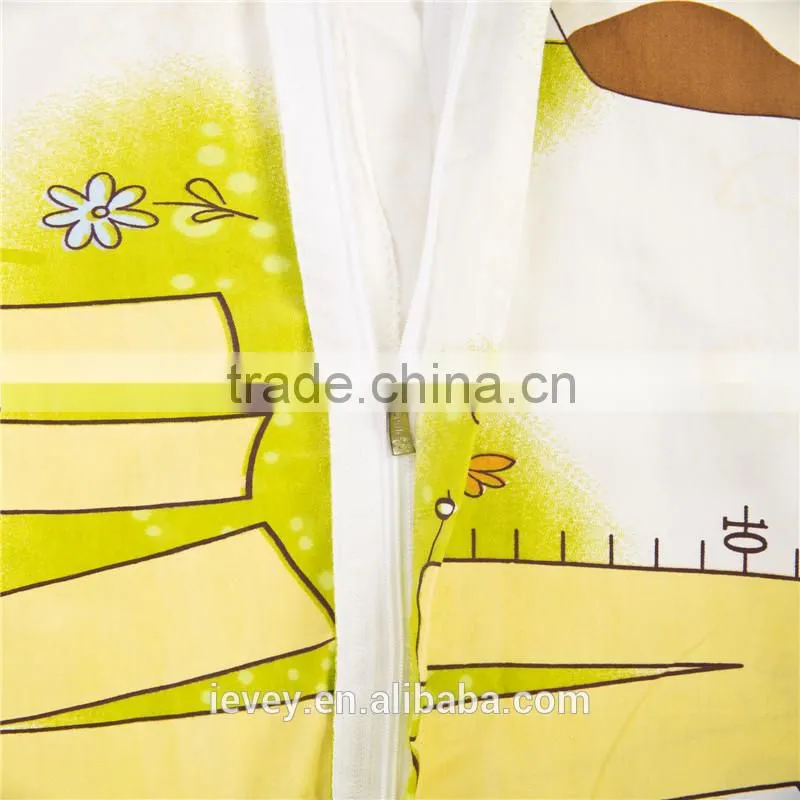 Professional manufacture cotton deer design cute quilt duvet covers set bed linen sets
